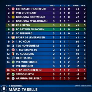 teilnehmer: borussia dortmund gegen vfl wolfsburg tabelle